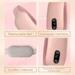 WRQIOO Heat Pad for Period Pain Relief, 9 Heat Levels and Massage Modes Portable Heating Pad