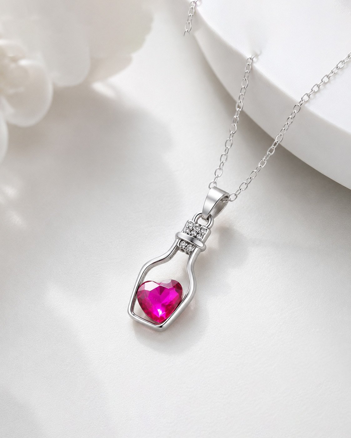 Home 41 Amouras- love bottle pendant
