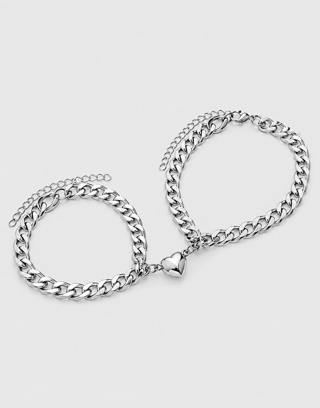 Home 15 love magnet bracelet pair : amouras