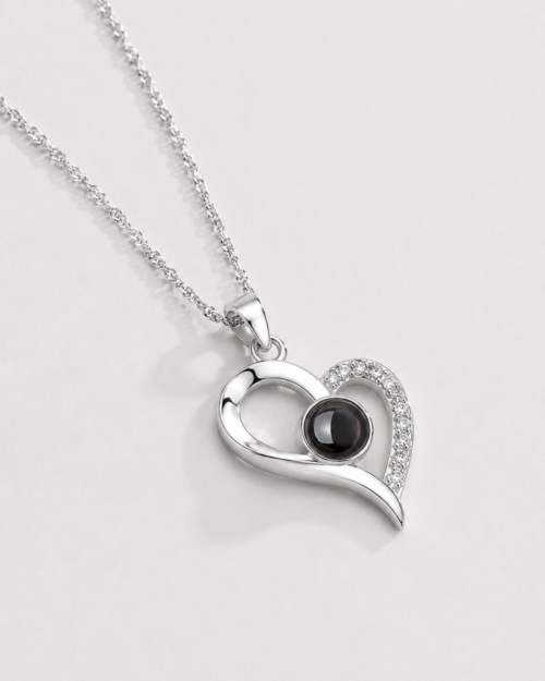 I Love You Pendant With Link Chain