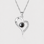I Love You Pendant With Link Chain