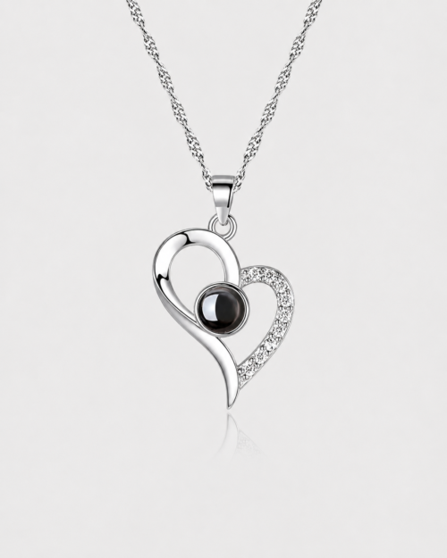 I Love You Pendant With Link Chain