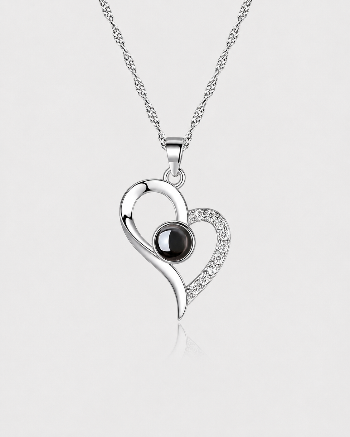 Home 24 I Love You Pendant With Link Chain